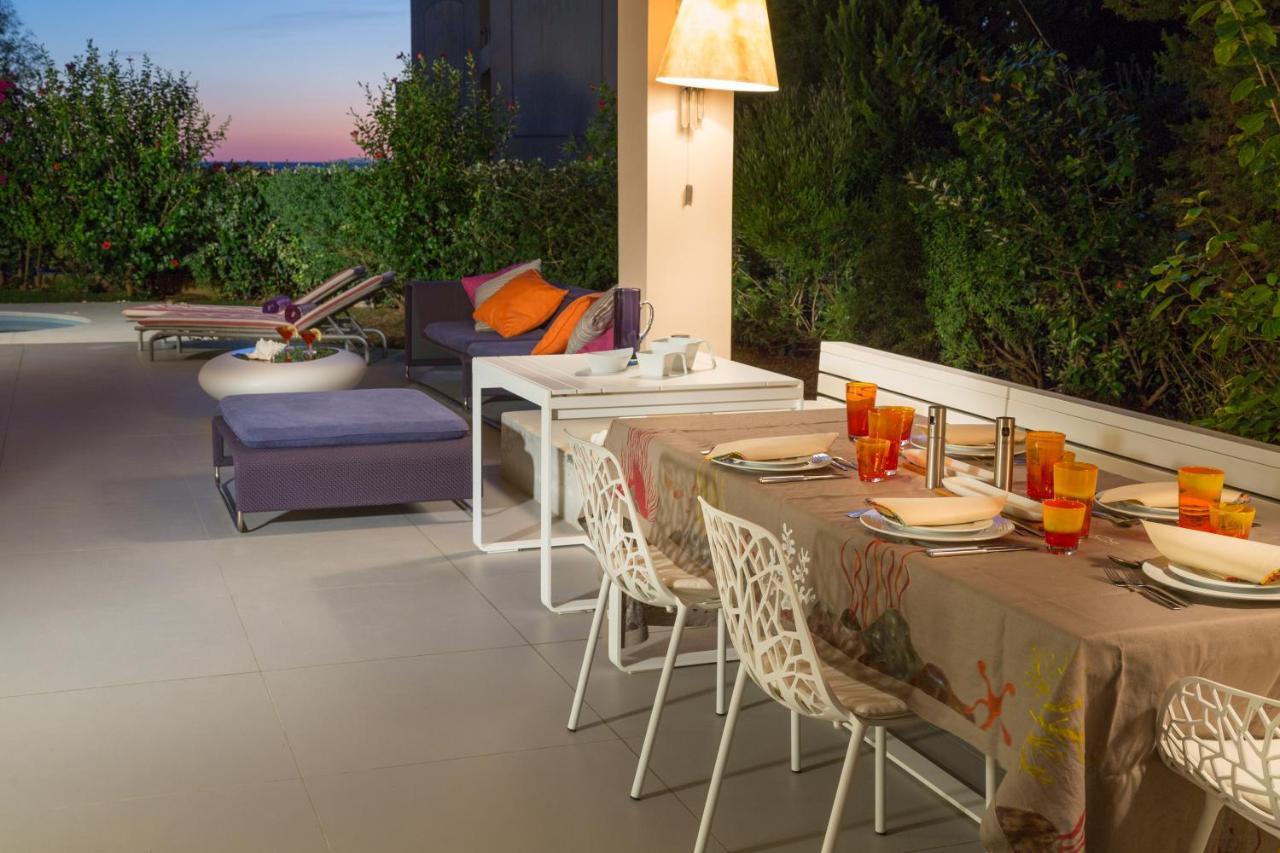 Luxurious Villa Philoxenia Lagoníszi Kültér fotó